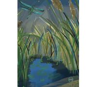 Nature Notebook with Dragonfly & Fireflies Design: Blank Pages for Drawing & Journaling | Ideal for Artists, Nature Lovers & Outdoor Explorers | Perfect for Sketching and Discovery