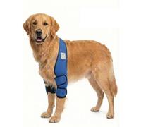 NATURE PET Vendaje contra callos por no moverse durante largo tiempo/vendaje para callos/vendaje de codo/vendaje de perro en caso de higroma - Azul - L