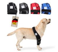 NATURE PET Vendaje contra callos por no moverse durante largo tiempo/vendaje para callos/vendaje de codo/vendaje de perro en caso de higroma - Negro - S