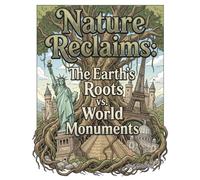 Nature Reclaims: The Earth’s Roots vs. World Monuments: An Adult Coloring Book Featuring Overgrown Tree Roots Crushing Famous Landmarks, Historic ... Statues for Stress Relief and Relaxation