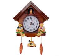Nature - Reloj de péndulo montado en la pared, diseño de cucú para decoración del hogar, cronometraje preciso