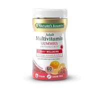 Nature’s Bounty | Multivitamínico Adultos | Vitaminas A, C, D, E y del Complejo B | Apoyo Energético, Inmunidad y Vitalidad | Sabor Naranja y Frambuesa | Sin Azúcar Añadido | 60 Gominolas