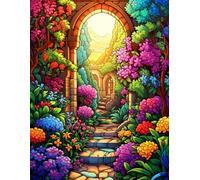 Nature’s Calm: 500 Pages of Garden Coloring Wonders kids or adults.: Discover secret corners of a garden fantasy.