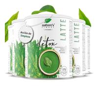 Nature’s Finest Detox Latte - con Cardo Mariano, Alcachofa y Clorella - Apoyo Natural para el Detox Hígado y Cuidado del Colon - Sin Lactosa, Vegano, 625 g