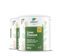 Nature’s Finest Liver Cleanse Detox - Mezcla en Polvo con Cardo Mariano, Alcachofa y Cúrcuma - Fórmula Concentrada para el Bienestar Hepático y Digestivo - 2 x 125 g (50 Dosis)
