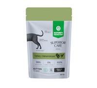 Nature’s Protection Superior Care Comida Húmeda Completa para Gatitos en Bolsitas, Hipoalergénica con Pavo y Pechuga de Pollo, Alta Digestibilidad y Crecimiento Saludable, 12 x 85 g