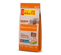 Nature`s Variety Healthy Grain Adult Medium/Maxi Pescado Blanco 10 + 2 Kg!