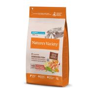 Nature's Variety – Pienso para perros No Grain Mini Junior – Salmón sin espinas – 1,5 kg