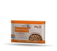 Nature´S Variety Cat Wet Bocaditos En Salsa Con Pollo Y Salmón Pack 4X85 Gr