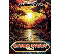 Nature Scenes - Vol.1 - Ein entspannendes Malbuch mit 50 wunderschönen Vorlagen für Jugendliche und Erwachsene: Detailreiche Illustrationen von ... für kreative Entspannung und Naturfreunde