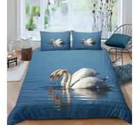 Nature Serene Scene Funda Edredon Juego de Ropa de Cama de 3 Piezas Impresión 3D Cierre de Naturaleza Serene Escena Funda de Edredón Funda de Almohada a Juego for Adultos Super King（260x220cm）