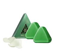 Nature Seven Green Soap Champú, Nature Triangle Shampoo Bar, Natural Plant-Based Solid Shampoos Bar, Gentle Cleansing Nourishing Care For Looking Hair Strengthens Hair (2 piezas)