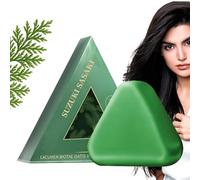 Nature Seven Green Soap Shampoo Bar, Usma Grass Shampoo Bar, Nature Triangle Shampoos Bars, Seven Green Shampoos Bar, Calming & Strengthens Hair for Women and Mens (1)