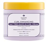 Nature Spell Crema Leave-In Curl Enhancing, Define Y Repara Con Protección Térmica, Con Agua De Arroz Y Lino, Para Todo Tipo De Rizos, Sin Sulfatos Y Sin Parabenos, Vegano, 400 ml