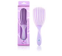 Nature Spell FlexiFlow - Cepillo para desenredar todo tipo de cabello, para cabello húmedo y seco, hebras flexibles para cepillar y limpiar sin dolor, elimina nudos y reduce la rotura (morado)