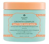 Nature Spell Máscara de crecimiento sin sal 400 ml - Infundido con hierbas ayurvédicas - Estimula el crecimiento saludable del cabello - 100% vegano