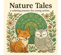 Nature Tales: Mindful Coloring Tales for Kids | Explore Nature’s Patterns with Every Page | Color, Imagine & Dream with Mandala Friends | Coloring Notebook | 64 pages | 8.5 x 8.5 in