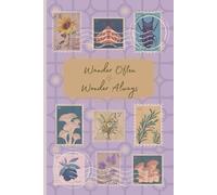 Nature-Themed Journal with Vintage Stamps, Flowers, and Insects: Aesthetic Lined Notebook for Writing, Nature Notes, and Everyday Reflections - 9x6 Softcover