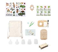 Nature Toys - Equipo Educativo Sobre Microscopio Vegetal | Juego De Microscopio Para Niños Para Cumpleaños De Estudiantes Adolescentes, Escuela, Campamento Al Aire Libre, Jardín, Patio Trasero, Diseña