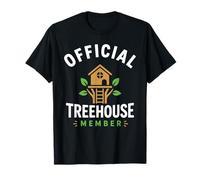 Nature Tree House Trees Simple Official Member Treehouse Camiseta