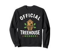 Nature Tree House Trees Simple Official Member Treehouse Sudadera