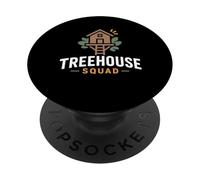 Nature Treehouse in Minimalist Trees Simple Squad Tree House PopSockets PopGrip Adhesivo