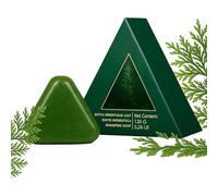 Nature Triangle Shampoo Bar, 120g Usman Grass Champú Barra, Nourishing Nature Green Soap Champú Barra Para Crecimiento Cabello, Limpieza Profunda Fortalece Champús Barras Crecimiento Cabello