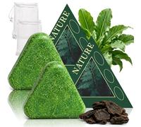 Nature Triangle Shampoo Bar con Red Espumadora, 120g Champú Sólido Triangular Natural, Champú Sólido Vegetal para Hombres & Mujeres, Fortalece el Cabello & Reduce Encrespamiento (2)