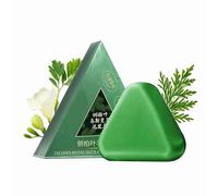 Nature Triangle Shampoo Bar,Natural Hierba Shampoo Jabón, Limpieza profunda del cuero cabelludo, anti caspa para el cuero cabelludo picazón, Aceite de cuero cabelludo, cuidado suave y nutritivo para