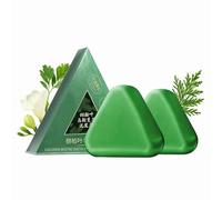 Nature Triangle Shampoo Bar,Natural Hierba Shampoo Jabón, Limpieza profunda del cuero cabelludo, anti caspa para el cuero cabelludo picante, aceite de equilibrio de cuero cabelludo, cuidado suave y