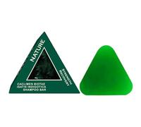 Nature Triangle Shampoo Bar, Nature Seven Green Soap Shampoo - Champú natural para plantas para una limpieza y cuidado suave, fortalece y alisa el cabello, para hombre y mujer (1 unidad)