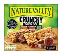 Nature Valley Crunchy, Barritas de Avena 100% Integral Pack Multisabores, 5x42gr (2 barritas por paquete)