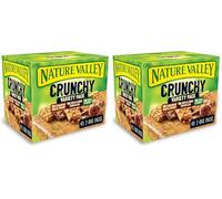 Nature Valley Crunchy, Barritas de Avena 100% Pack Multisabores, 40x42gr (2 barritas por paquete) (Paquete de 2)
