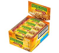 Nature Valley Protein, Barritas de Caramelo Salado y Frutos Secos con 10g de Proteína, Sin Gluten, Apto para Vegetarianos, 12x40g