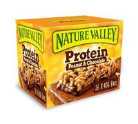 Nature Valley - Pack de 26 Barritas de Proteína con Cacahuetes y Chocolate, Snack Ideal para antes de Entrenar