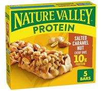 Nature Valley Protein Chewy Bars, Salted Caramel Nut, 1.42 Ounce Bar, 5 Count