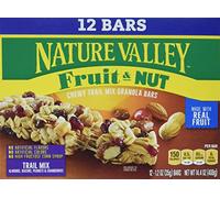 Nature Valley Trail Mix - Barra de granola masticable de frutas y nueces, 12 unidades, 14.4 onzas