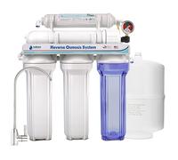 NATURE WATER PROFESSIONALS Equipo de Osmosis Inversa Doméstico, 5 Etapas, Grifo Acero Inoxidable, Depósito 6 Litros, Membrana 75GPD, Filtros, Accesorios