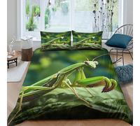 Nature Wildlife Funda Edredon Microfibra Suave 3 Piezas Estampado 3D Cremallera Oculta Naturaleza Wildlife Funda de Edredón con Funda de Almohada Lavables Transpirable for niña Double（200x200cm）