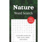 Nature Word Search Puzzle Book: Word Search with Easy to Read Print about Animals, Trees, Insects and More | 6x9 inches, 115 pages | 55 Puzzles ... Gift for Vacations, Holidays and Free Times