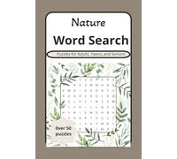Nature Word Search Puzzle: For Teens, Adults and Seniors | with Easy to Read Print about Outdoor Activities | Animals | Fish | Marine Life | Camping | Hiking