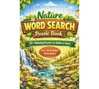 nature word search puzzle: Word Search with Easy to Read Print about Forest, Wildlife, Oceans and more | 6x9 inches 125 Pages| 55+ puzzles... Puzzles for Kids, Adults & Seniors