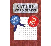 Nature Word Search: Word search easy to find about fruit, animal and more 6 x 9, 112 pages, Puzzles , Gift for Relaxing and Holidays
