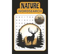 Nature Wordsearch: Relaxing puzzles | Wildlife and the outdoors | 6x9 inches, 110 pages | solutions included