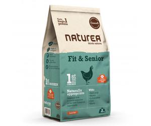 Naturea Elements Fit & Senior - Pienso seco para perro adulto y senior para control de peso - Pollo - Cantidad: 2 kg