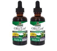 NatureAnswer's Hoja de olivo, 1500 mg, 2 x 60 ml, paquete de 2, 120 ml en total