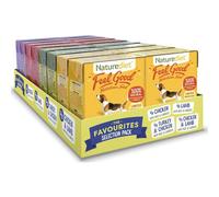 NATUREDIET Feel Good Selection Pack Alimento Húmedo Completo, 390g (Pack de 16) El envase puede variar