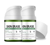 NatureErase Crema Instantánea For Lunares Y Manchas, Eliminador De Lunares For Rostro Y Cuerpo Corrector De Manchas Oscuras Hidratante Facial Mujeres(2pack)