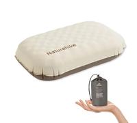 Naturehike - Almohada de espuma inflable ultraligera con firmeza ajustable; almohada inflable ergonómica y fácil de limpiar para camping, viajes, senderismo, uso en casa