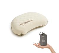 Naturehike Almohada inflable ultraligera de espuma para cama, cojín inflable, fuerza ajustable, ergonómico, fácil de limpiar, cojín de camping para viajes, senderismo, hogar
